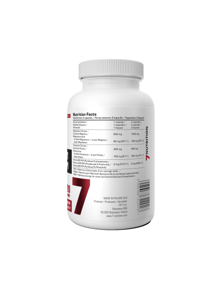 MAGNESIUM +POTASIUM 120CAPS. 7NUT