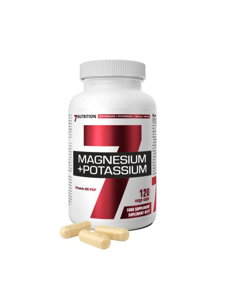 MAGNESIUM +POTASIUM 120CAPS. 7NUT
