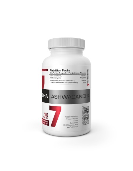 ASHWAGANDHA 100CAPS. 7NUTRITION