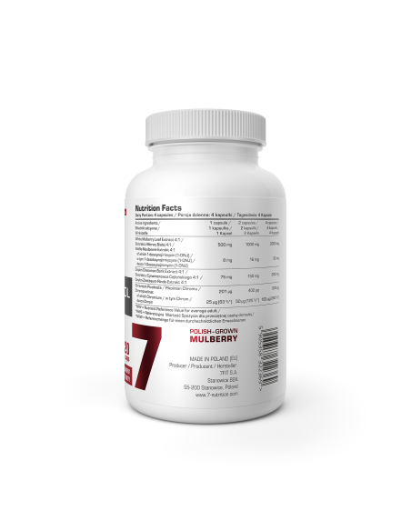 GLUCOSE CONTROL 120CAPS. 7NUTRITION