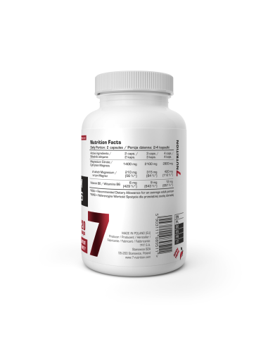 MAGNESIUM CITRATE + B6 120CAPS....