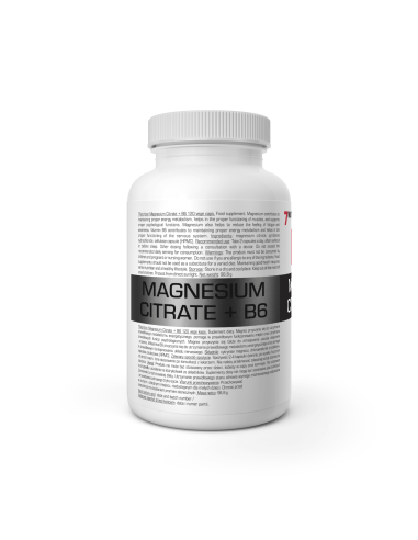 MAGNESIUM CITRATE + B6 120CAPS....