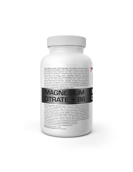 MAGNESIUM CITRATE + B6 120CAPS. 7NUTRITION