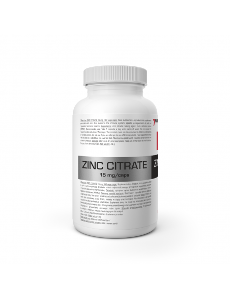 ZINC CITRATE 100CAPS. 7NUTRITION