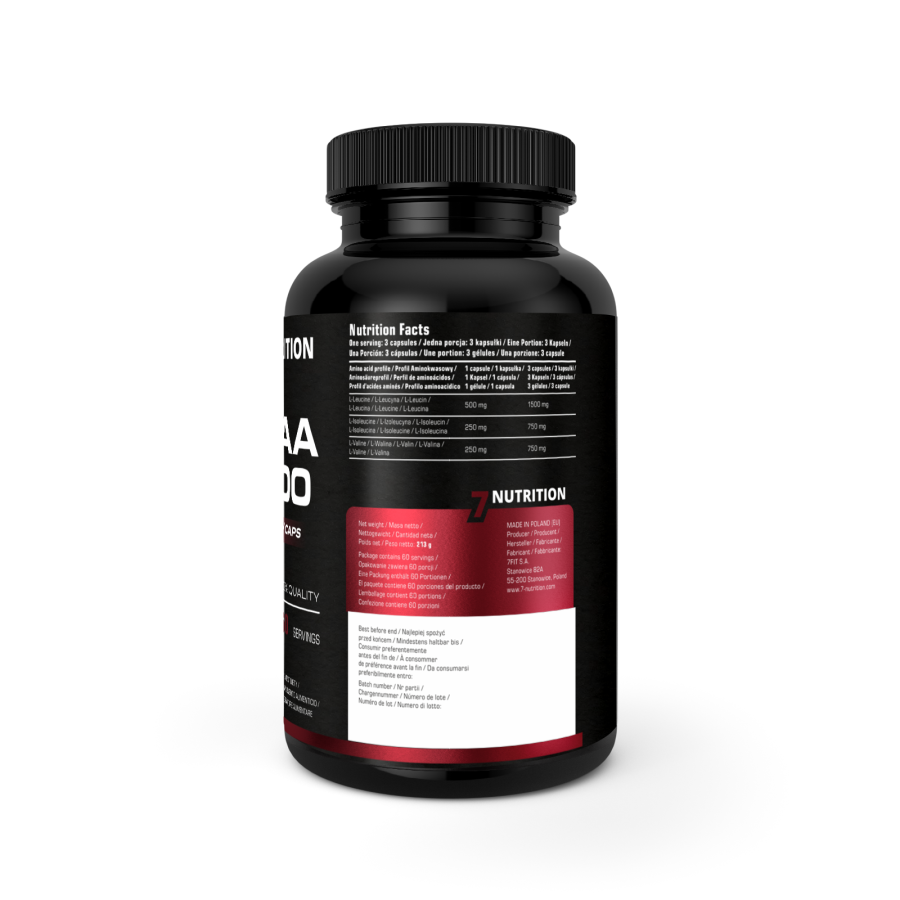 BCAA 1000 180CAPS. 7NUTRITION