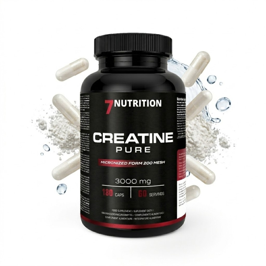 CREATINE PURE 180CAPS. 7NUTRITION