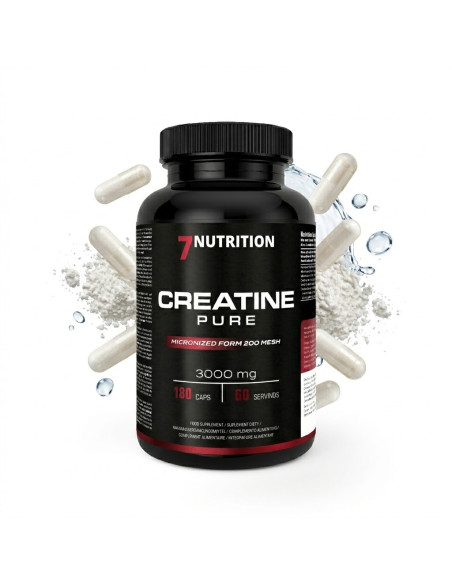 CREATINE PURE 180CAPS. 7NUTRITION