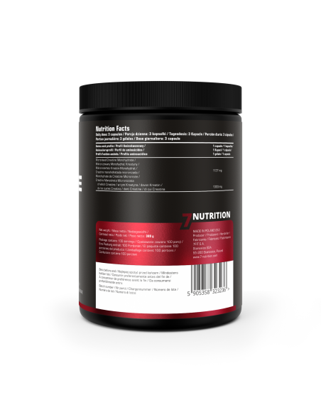 CREATINE PURE 300CAPS. 7NUTRITION