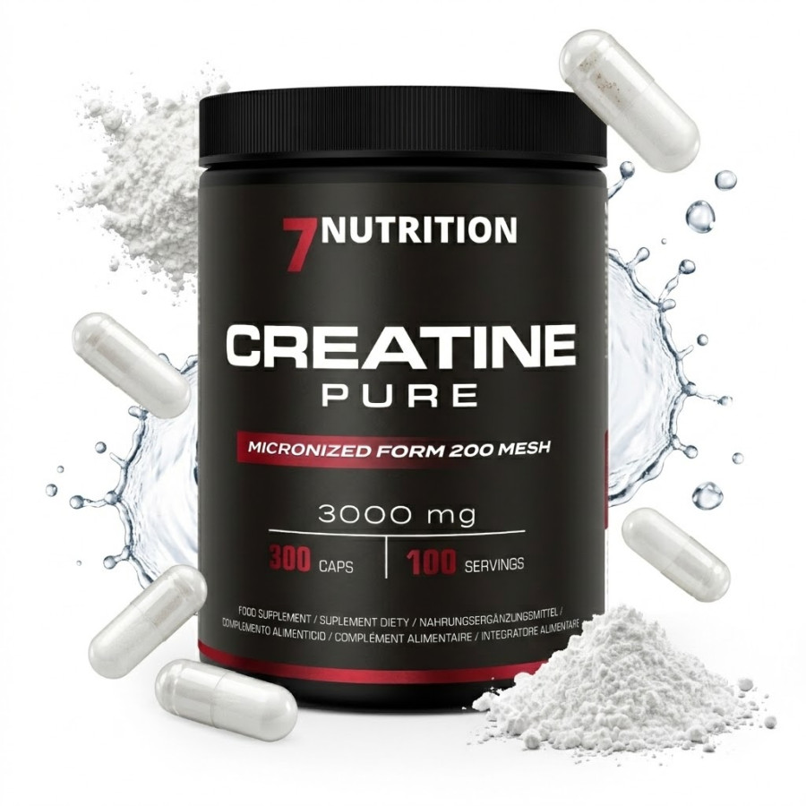 CREATINE PURE 300CAPS. 7NUTRITION