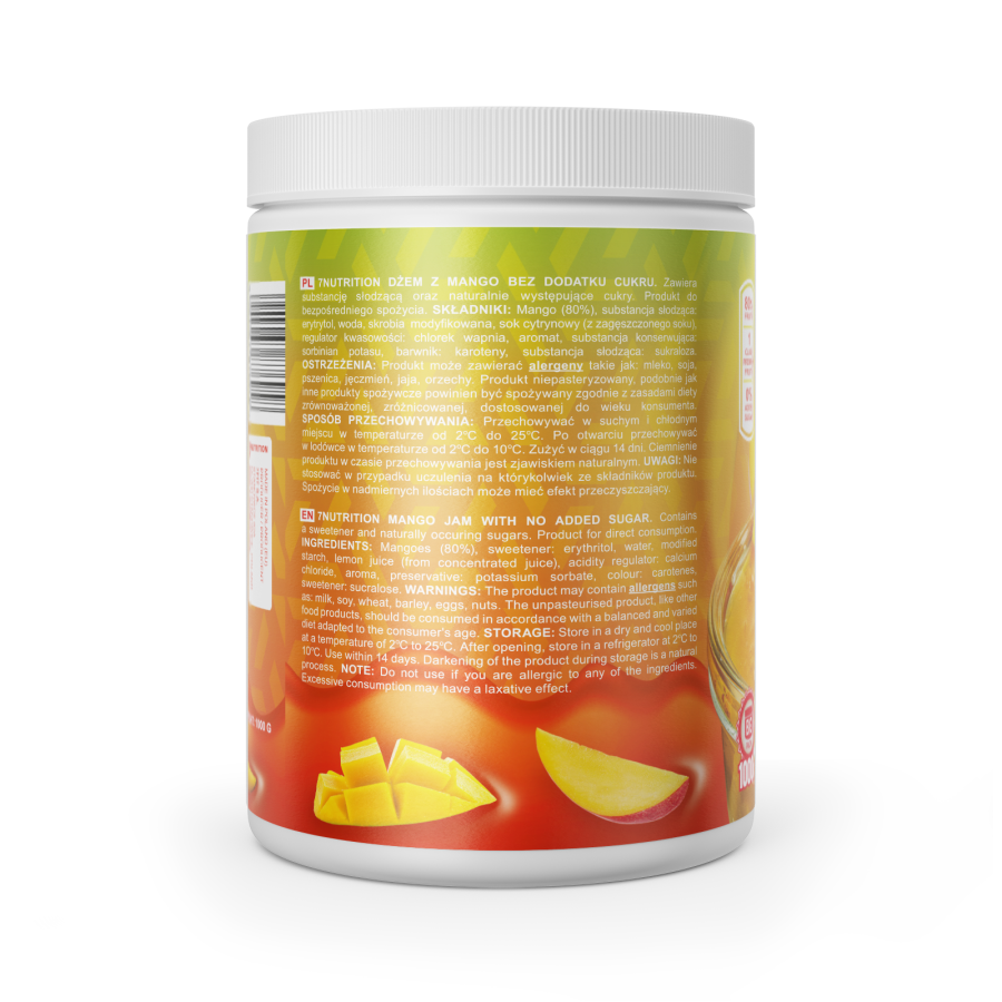 JAM MANGO 1KG. 7NUTRITION