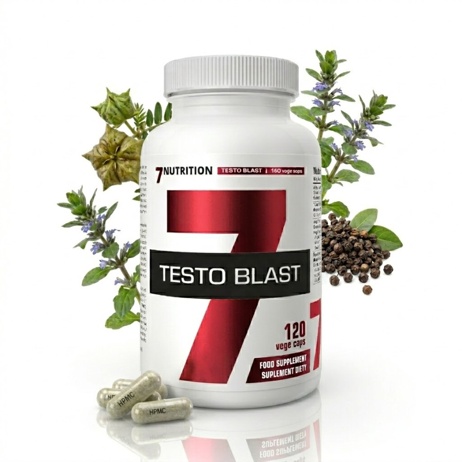 TESTO BLAST 120CAPS. 7NUTRITION