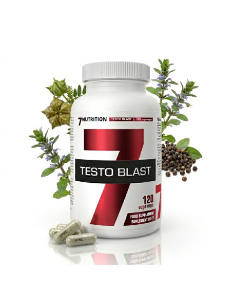 TESTO BLAST 120CAPS. 7NUTRITION