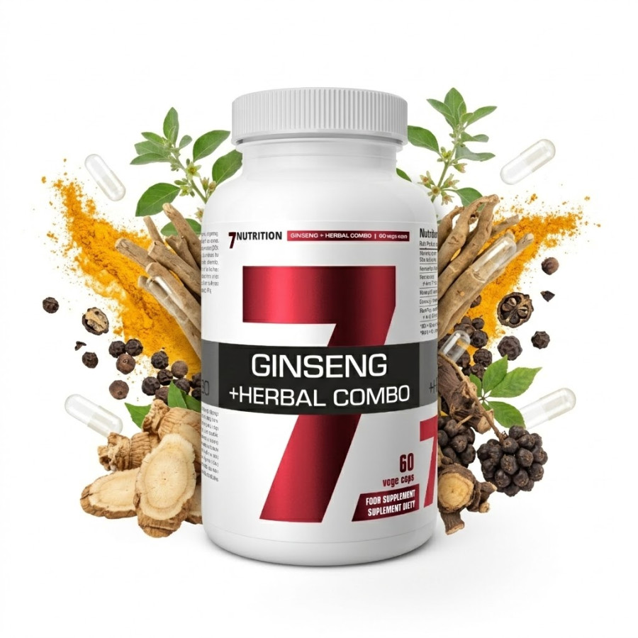 GINSENG +HERBAL COMBO 60CAPS. 7NUTRITION