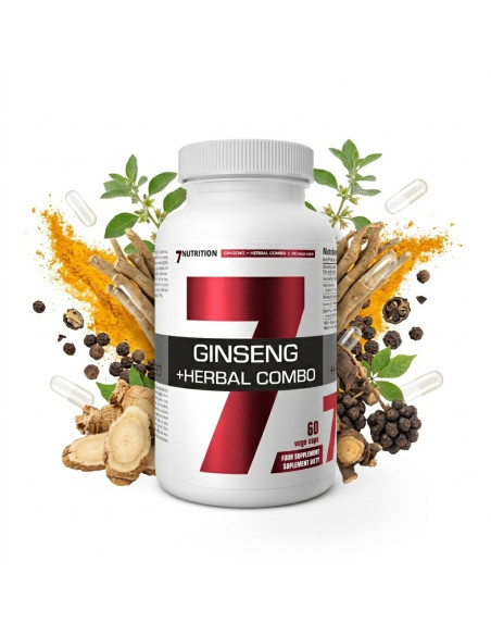 GINSENG +HERBAL COMBO 60CAPS. 7NUTRITION