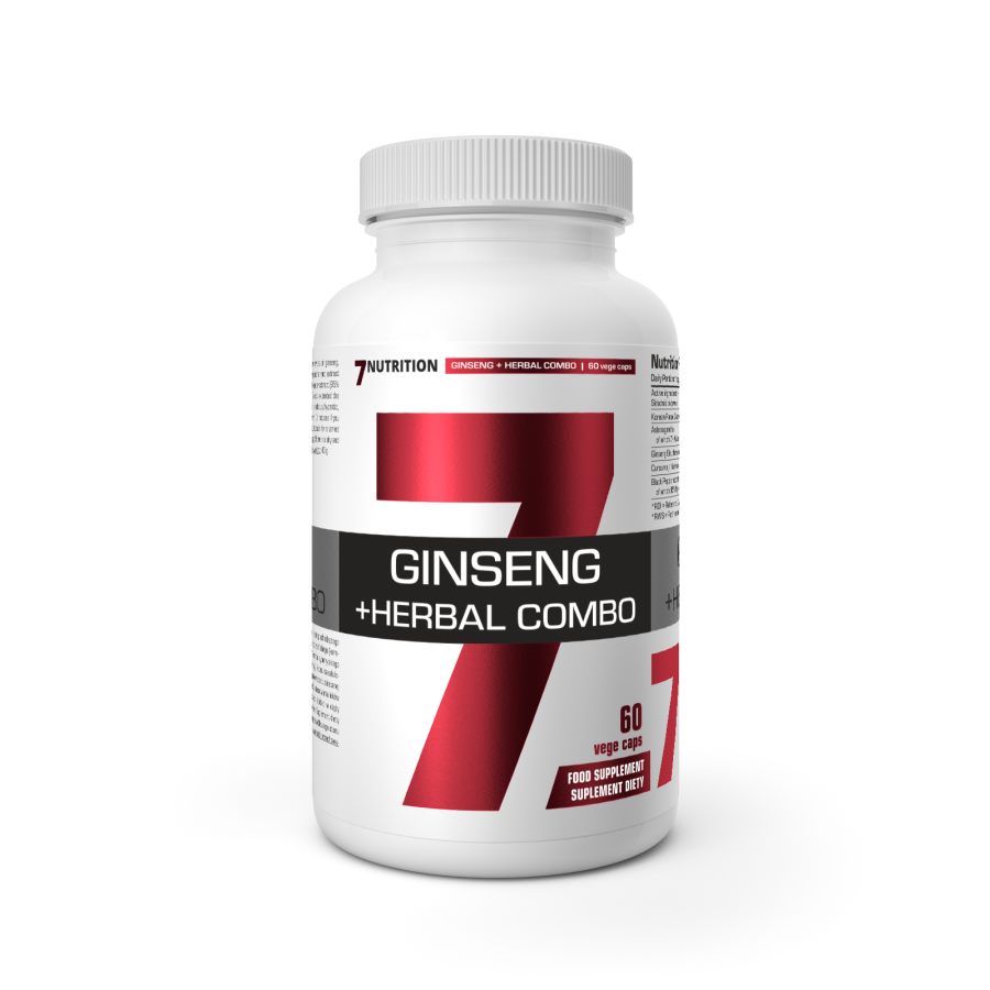 GINSENG +HERBAL COMBO 60CAPS. 7NUTRITION