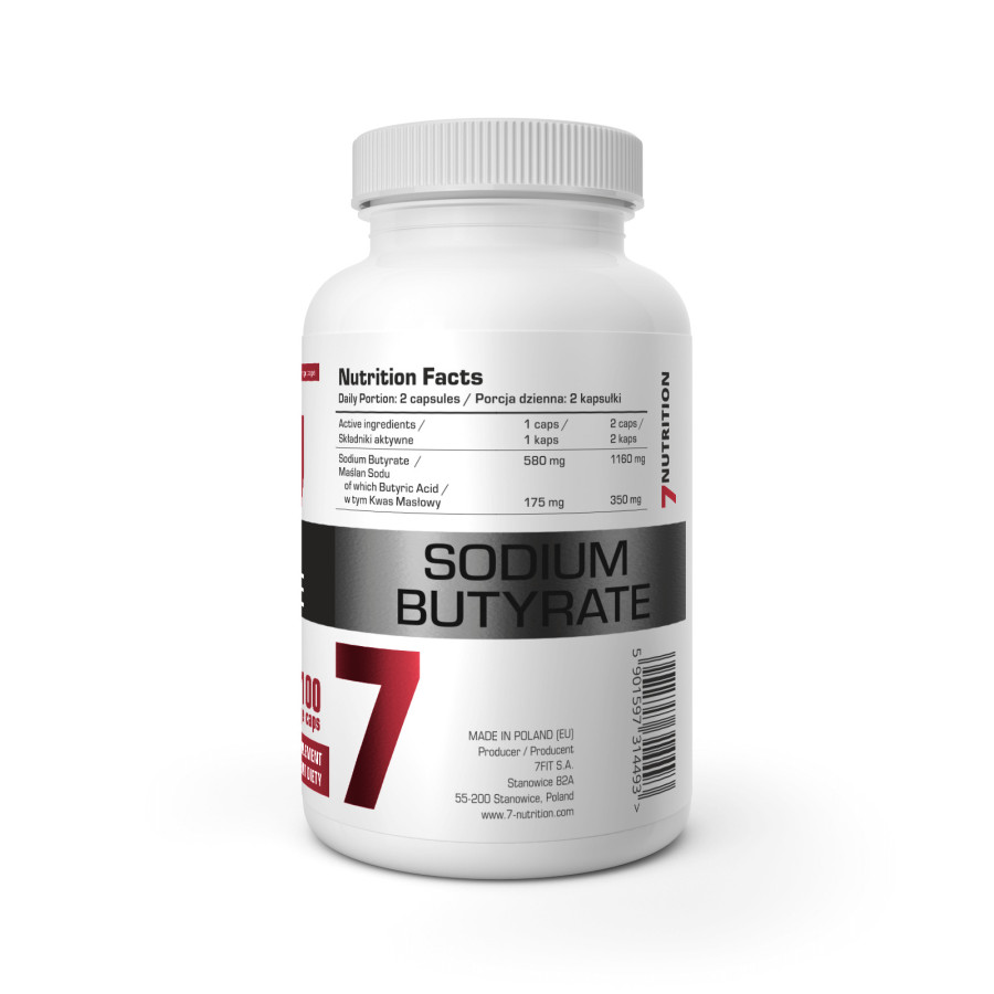 SODIUM BUTYRATE 100CAPS. 7NUTRITION