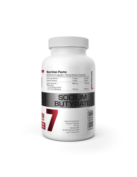 SODIUM BUTYRATE 100CAPS. 7NUTRITION