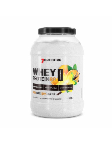 WHEY PROTEIN 80 2KG. VAINILLA ORANGE. 7NUT