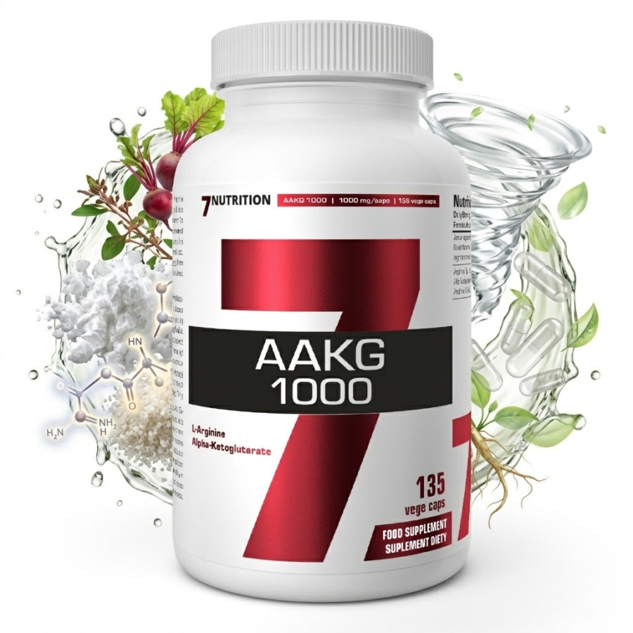 AAKG 1000 135CAPS. 7NUTRITION