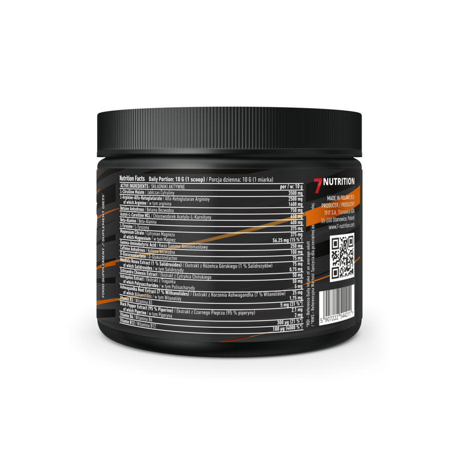 BOMB PRE-WORKOUT 240GR. 7NUTRITION