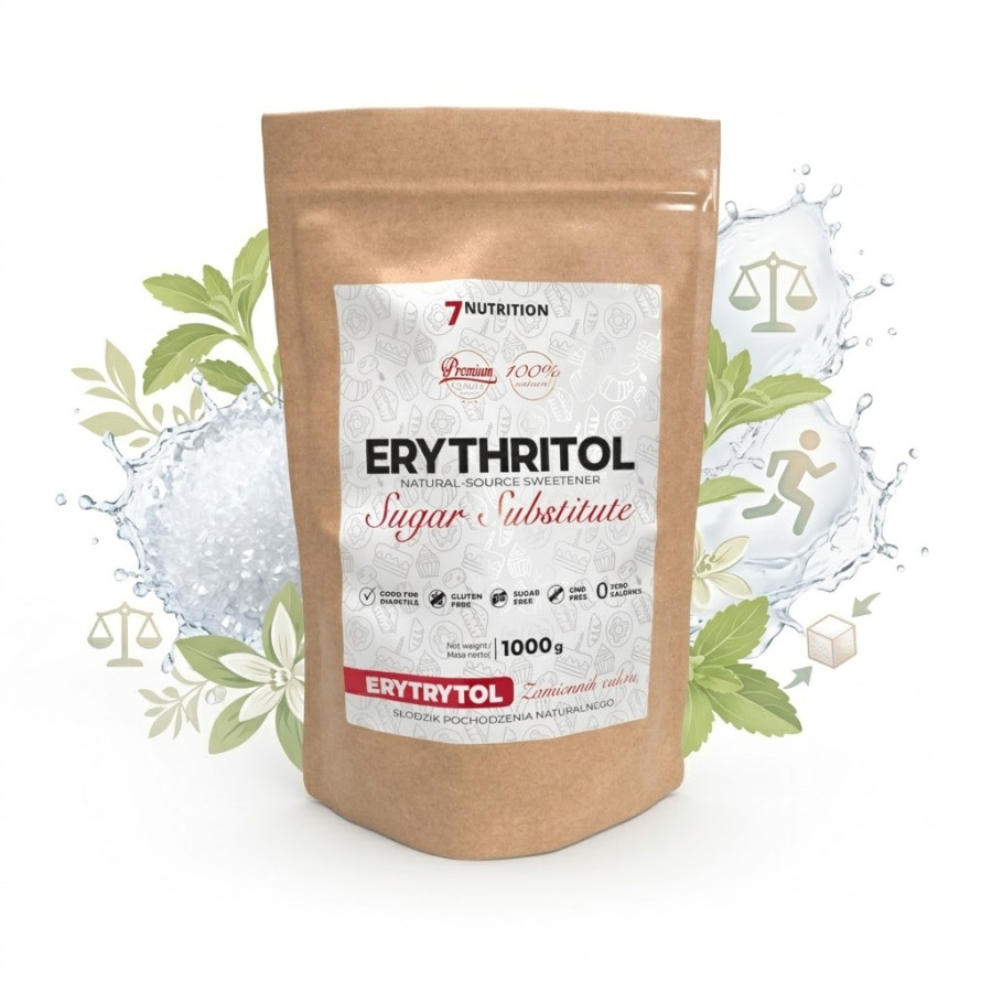 ERYTHRITOL 1KG. 7NUTRITION