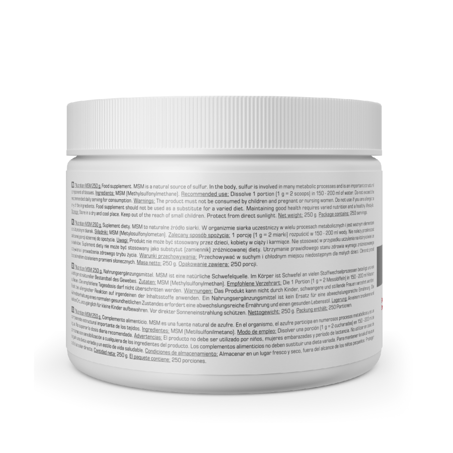 MSM 250GR. 7NUTRITION