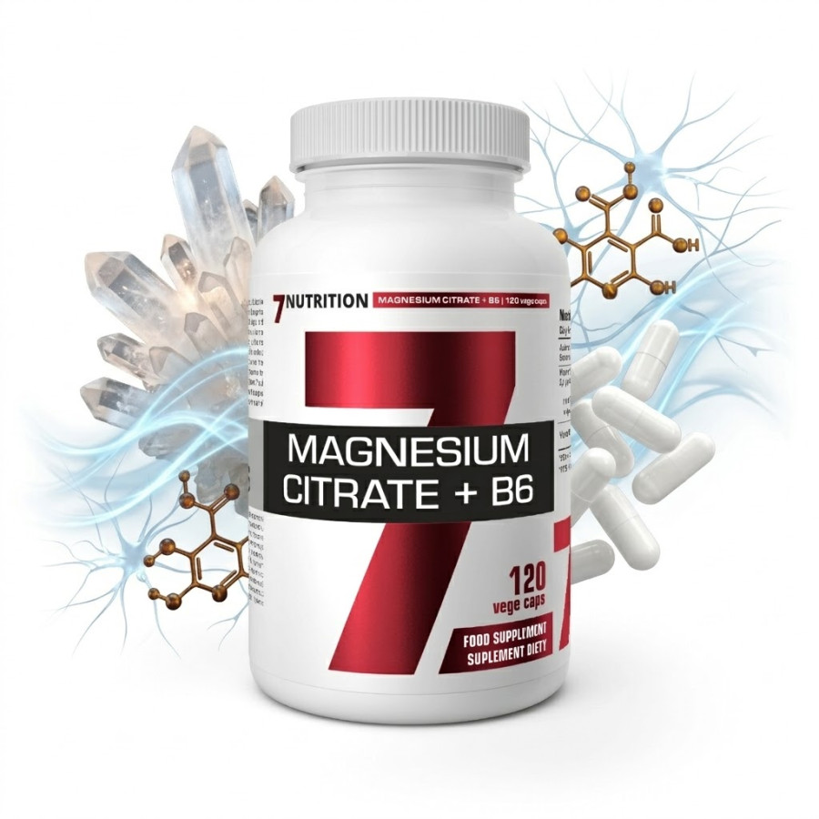 MAGNESIUM CITRATE + B6 120CAPS....