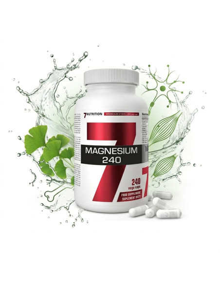 MAGNESIUM 240 CITRATE+B6 240CAPS. 7NUTRITION
