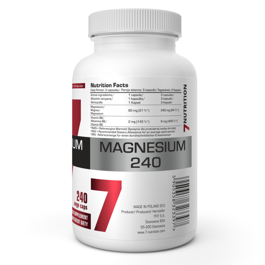 MAGNESIUM 240 CITRATE+B6 240CAPS....