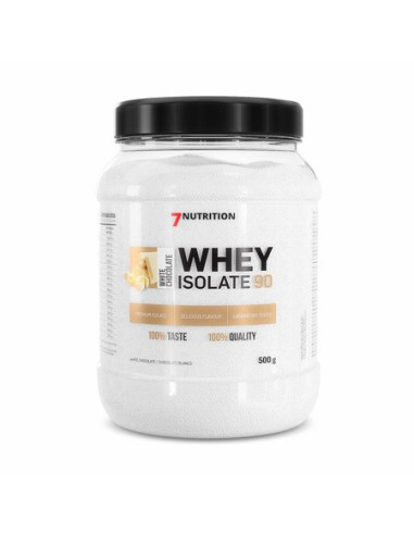 ISOLATE 90 500GR. WHITE CHOCOLATE. 7NUT