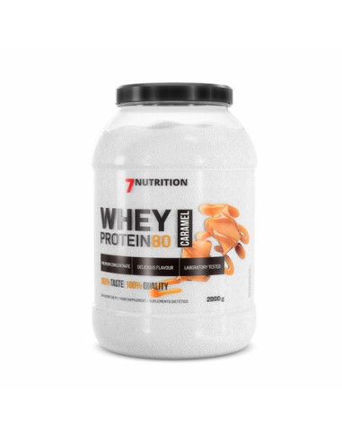 WHEY PROTEIN 80 2KG. CARAMEL. 7NUT