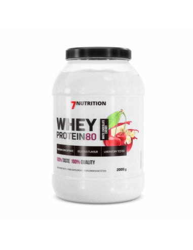 WHEY PROTEIN 80 2KG. WHITE CHOCO CHERRY. 7NUT