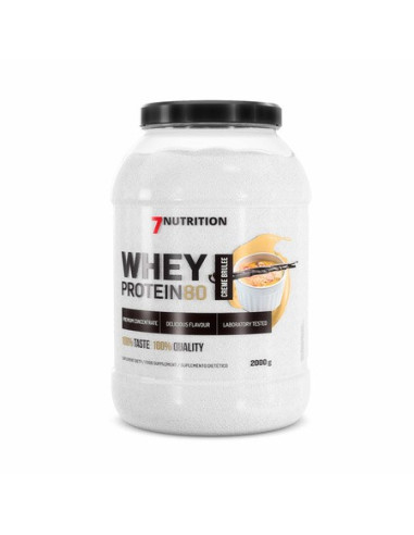 WHEY PROTEIN 80 2KG. CREME BRULEE. 7NUT