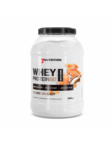 WHEY PROTEIN 80 2KG. SALTED CARAMEL. 7NUT