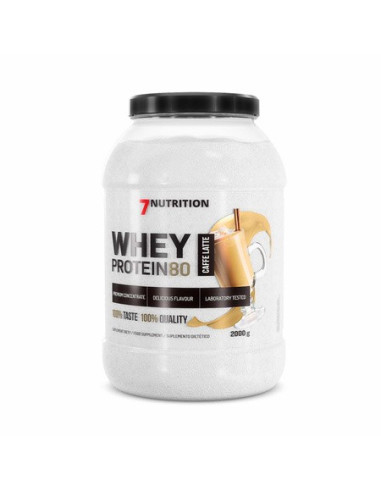 WHEY PROTEIN 80 2KG. CAFFE LATTE. 7NUT
