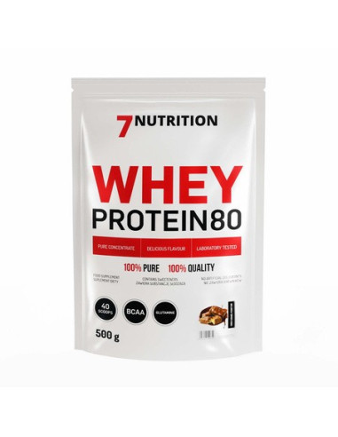 WHEY PROTEIN 80 500GR. PEANUT BAR. 7NUT