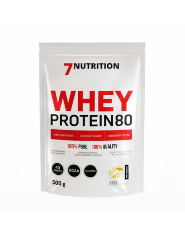 WHEY PROTEIN 80 500GR. WHITE CHOCOLATE. 7NUT