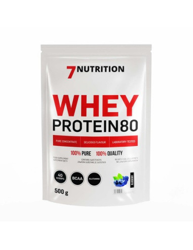 WHEY PROTEIN 80 500GR. BLUEBERRY. 7NUT
