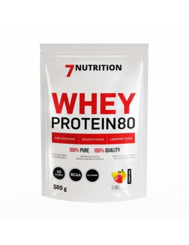 WHEY PROTEIN 80 500GR. FRESA BANANA. 7NUT