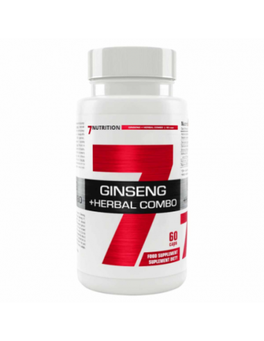 GINSENG +HERBAL 60CAPS. 7NUT
