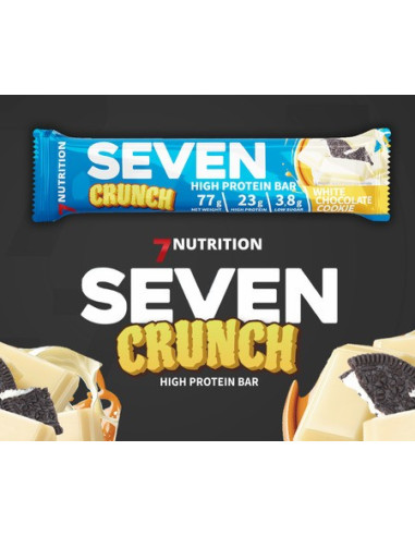 SEVEN BAR 77GR. WHITE CHOCO COOKIE. 7NUT