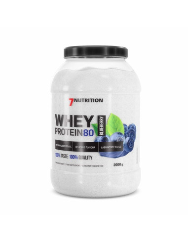 WHEY PROTEIN 80 2KG. BLUEBERRY. 7NUT