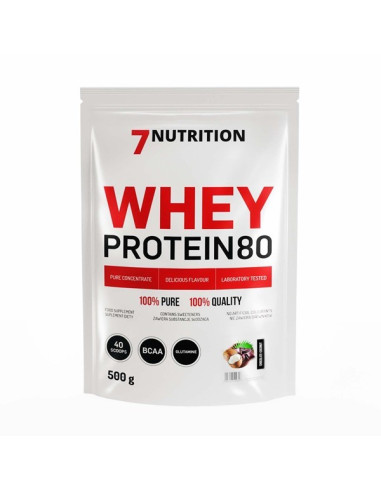 WHEY PROTEIN 80 500GR. CHOCOLATE COCONUT. 7NUT