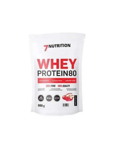WHEY PROTEIN 80 500GR. WHITE CHOCO RASPBERRY. 7NUT