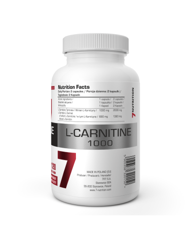 L-CARNITINE 1000 120CAPS. 7NUT