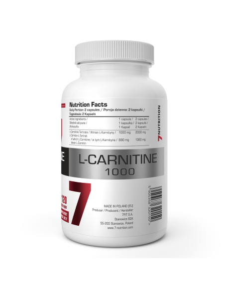 L-CARNITINE 1000 120CAPS. 7NUT