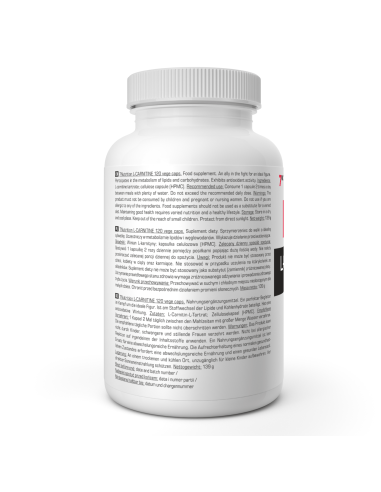 L-CARNITINE 1000 120CAPS. 7NUT