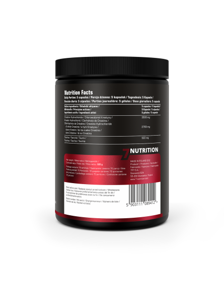 HCL CREATINE 350CAPS. 7NUT