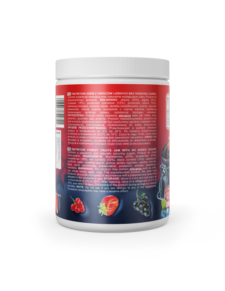 JAM FOREST FRUITS 1KG. 7NUTRITION