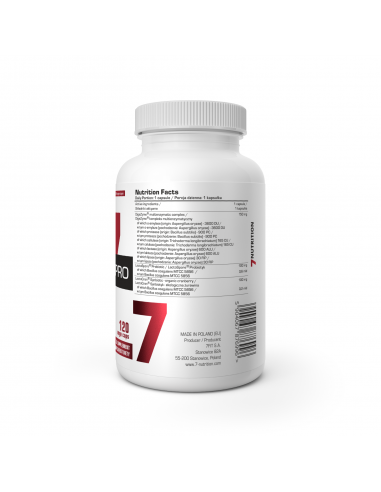 Enzymes Pro 120 cápsulas 7Nutrition | Enzimas digestivas